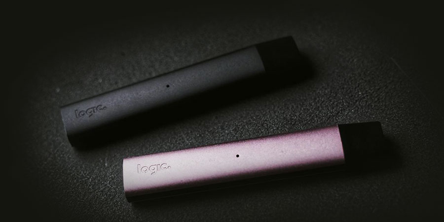 two e-cigarette Logic compact